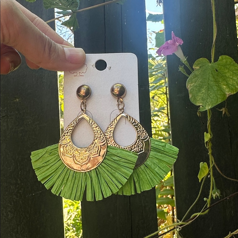 Raffia Statement Earrings ✨✨✨